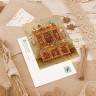 “Book-case with Butterflies” Postcard