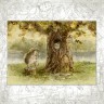 “Oak on the River Bank” Postcard