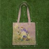“Fairy Tales and Bells” Linen Shopping Bag 