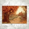 “Autumn Forest Edge” Postcard