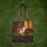 “Prickly Cones Spirit” Linen Shopping Bag 